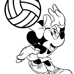 Volleyball coloring pages printable for free download