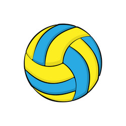 Volleyball color vector images over