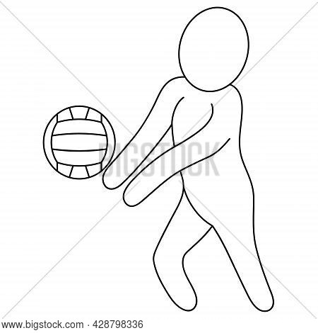 Volleyball player vector photo free trial bigstock