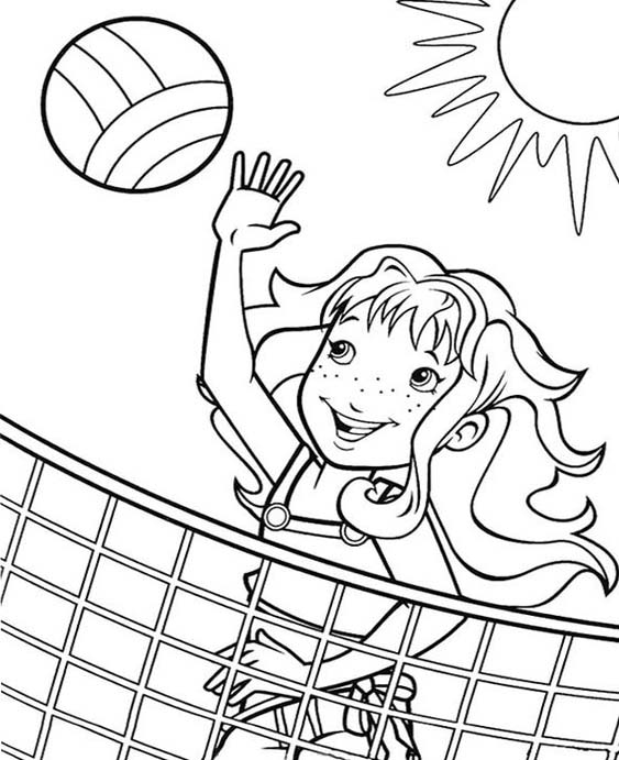 Free easy to print sports coloring pages