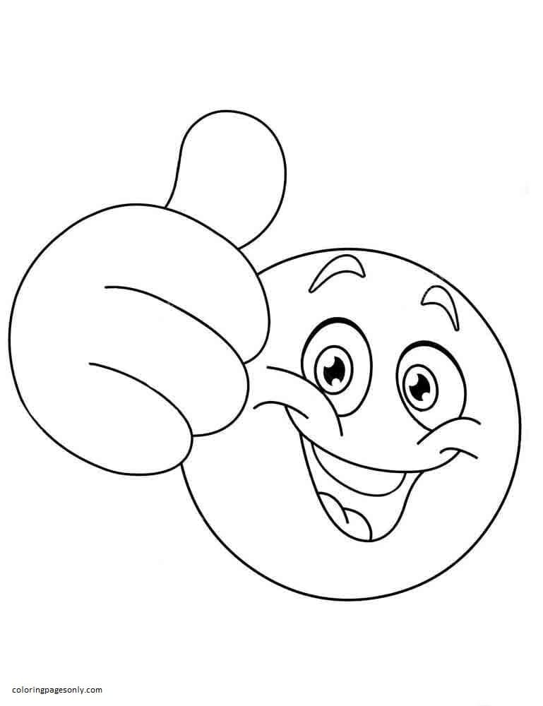 Emoji coloring pages printable for free download