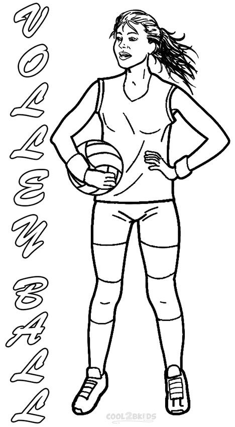 Printable volleyball coloring pages for kids coolbkids sports coloring pages kids printable coloring pages coloring pages