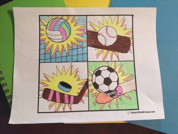 Sports coloring sheets â customize and print pdf