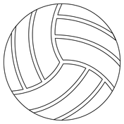 Volleyball coloring pages free coloring pages