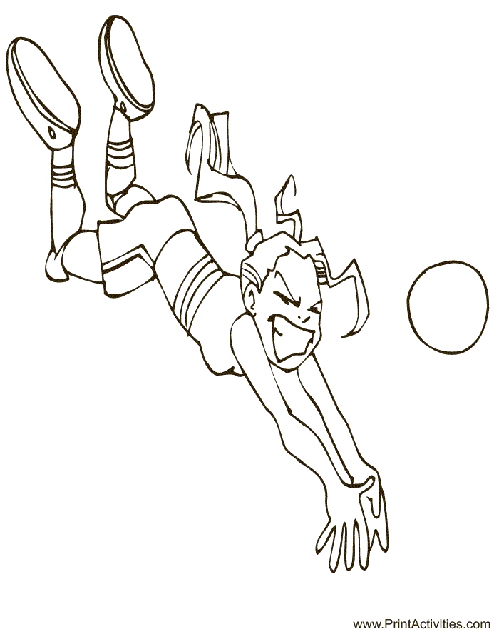 Summer olympics coloring page volleyball coloring page