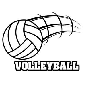 Volleyball coloring pages printable for free download