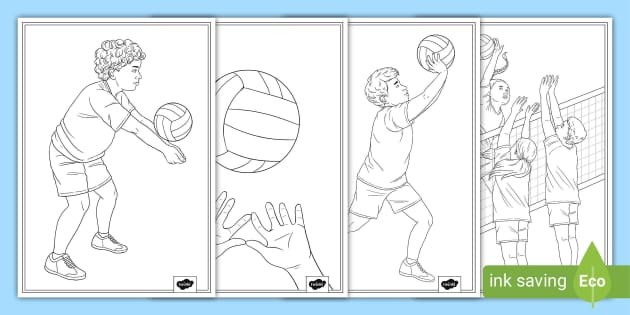 The olympics volleyball coloring sheets teacher