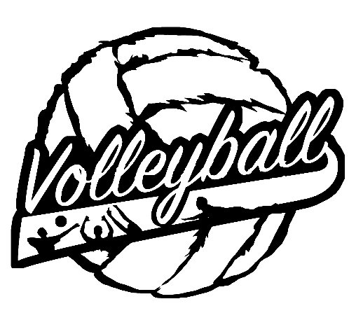 Volleyball coloring pages printable for free download