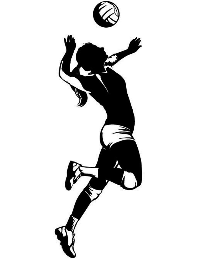 Volleyball stencils