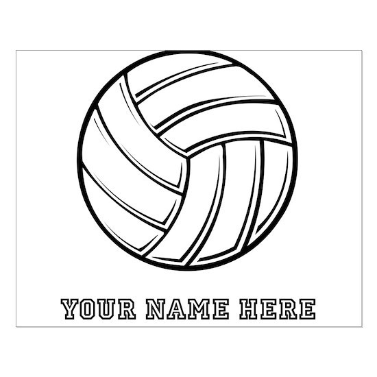 Custom volleyball posters