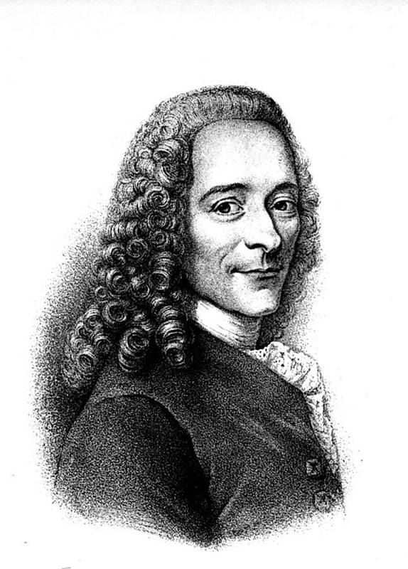 Voltaire art print by collection abecasis