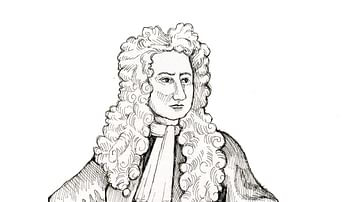 Portrait of voltaire illustration