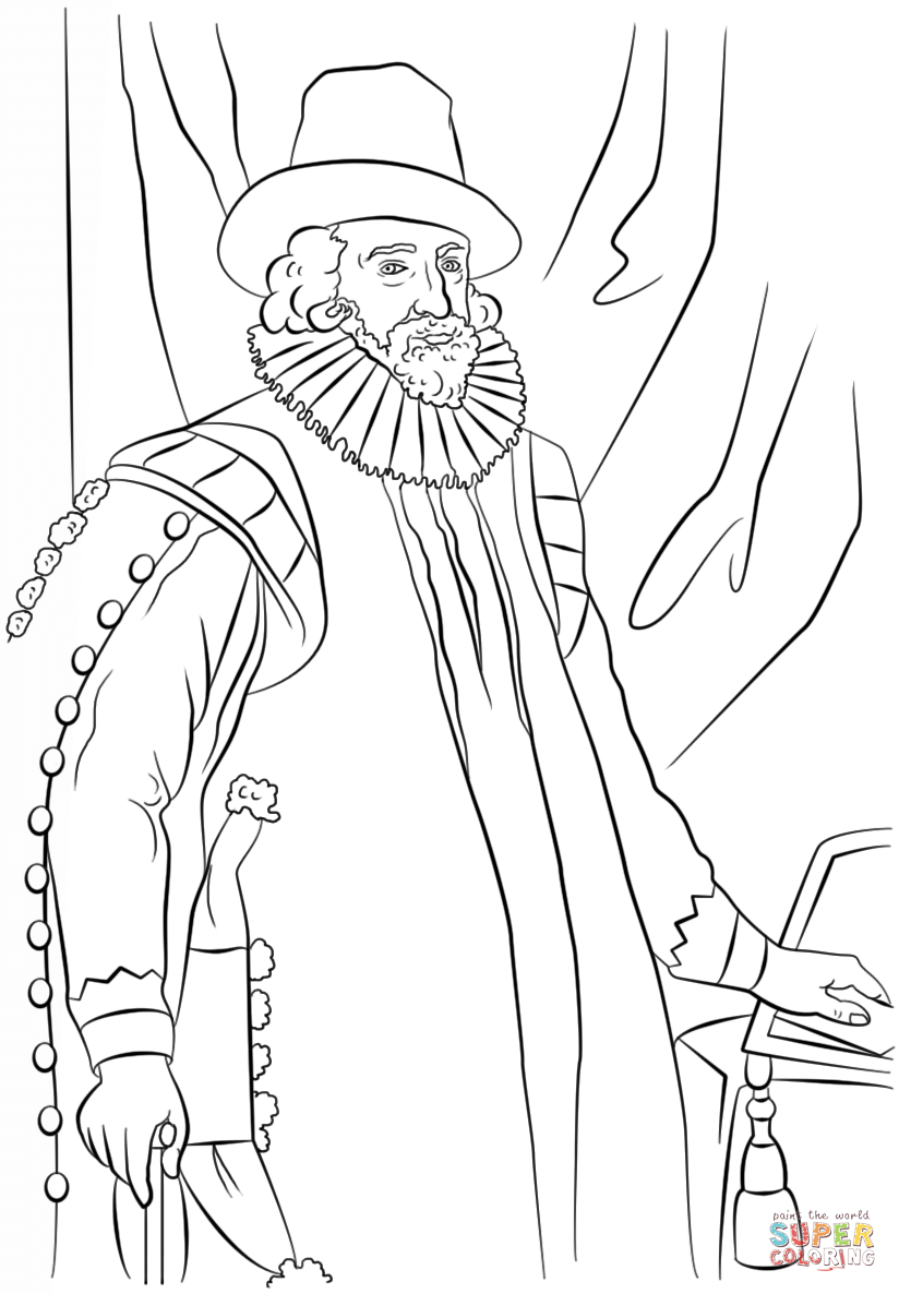 Sir francis bacon coloring page free printable coloring pages