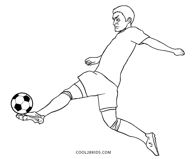 Free printable soccer coloring pages for kids