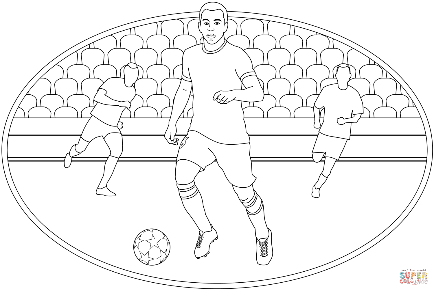 Football soccer coloring page free printable coloring pages