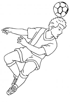 Free printable football soccer coloring pages for adults and kids