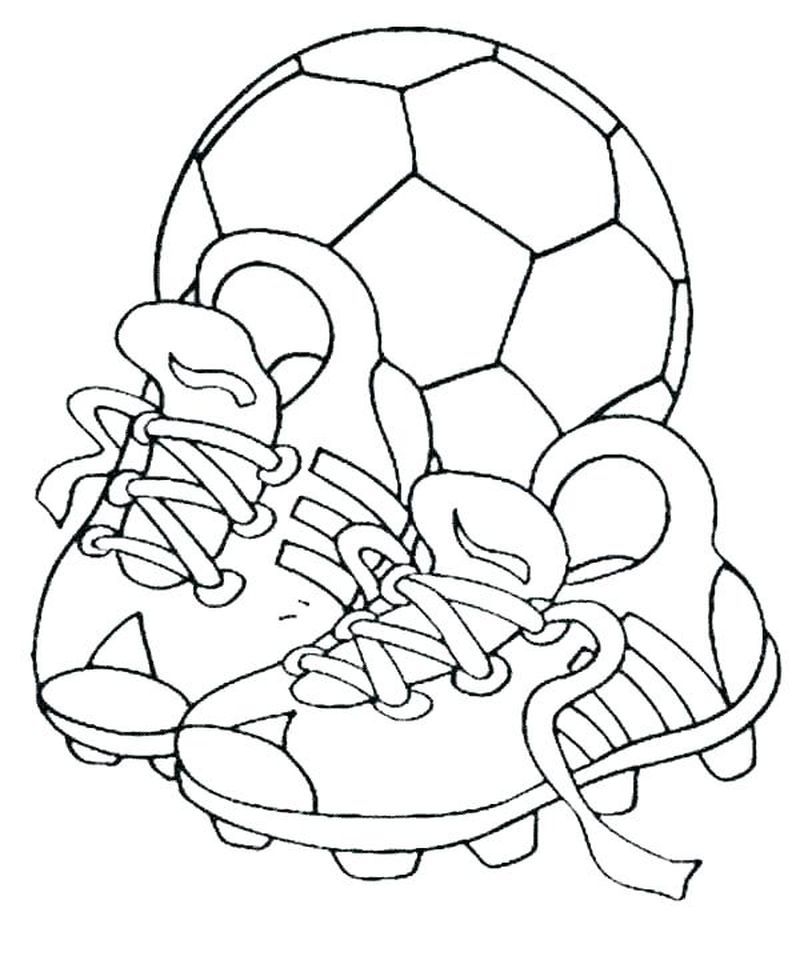 Soccer coloring pages pdf