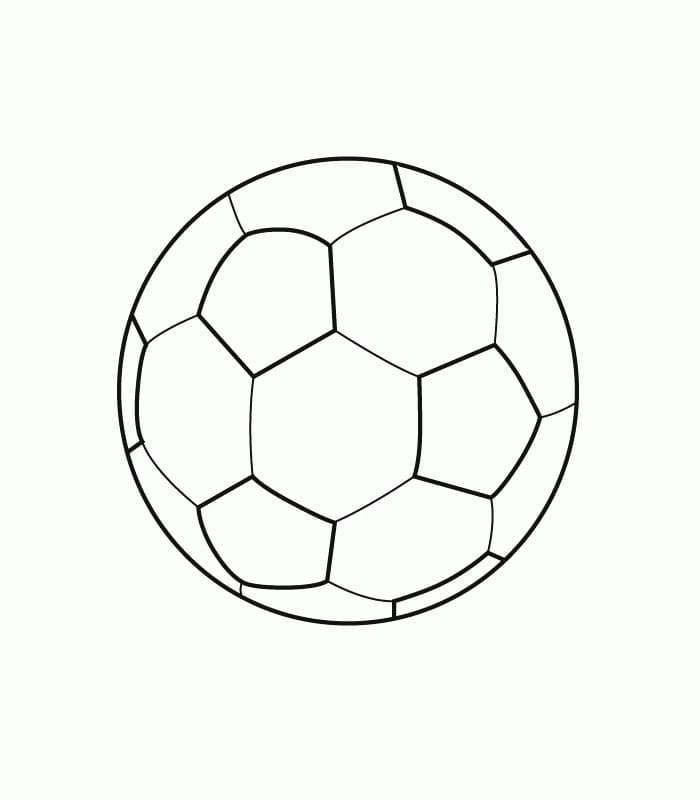 Free printable soccer ball fãrbung seite