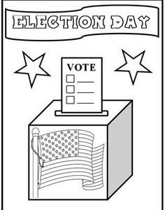 Election day coloring pages printable for free download