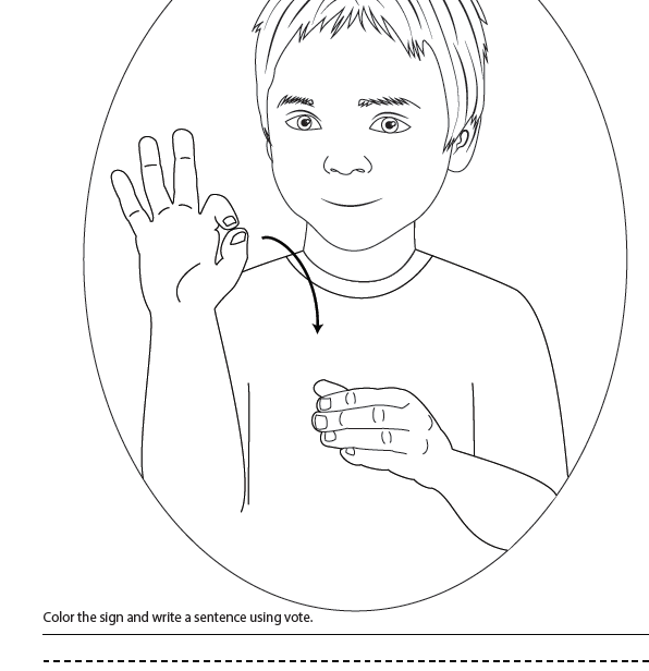 Coloring sheet