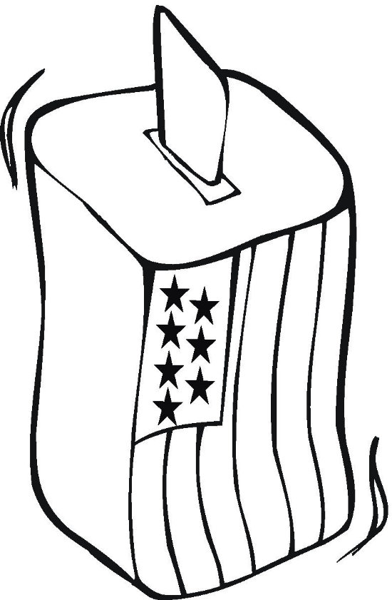 Best election coloring pages for kids