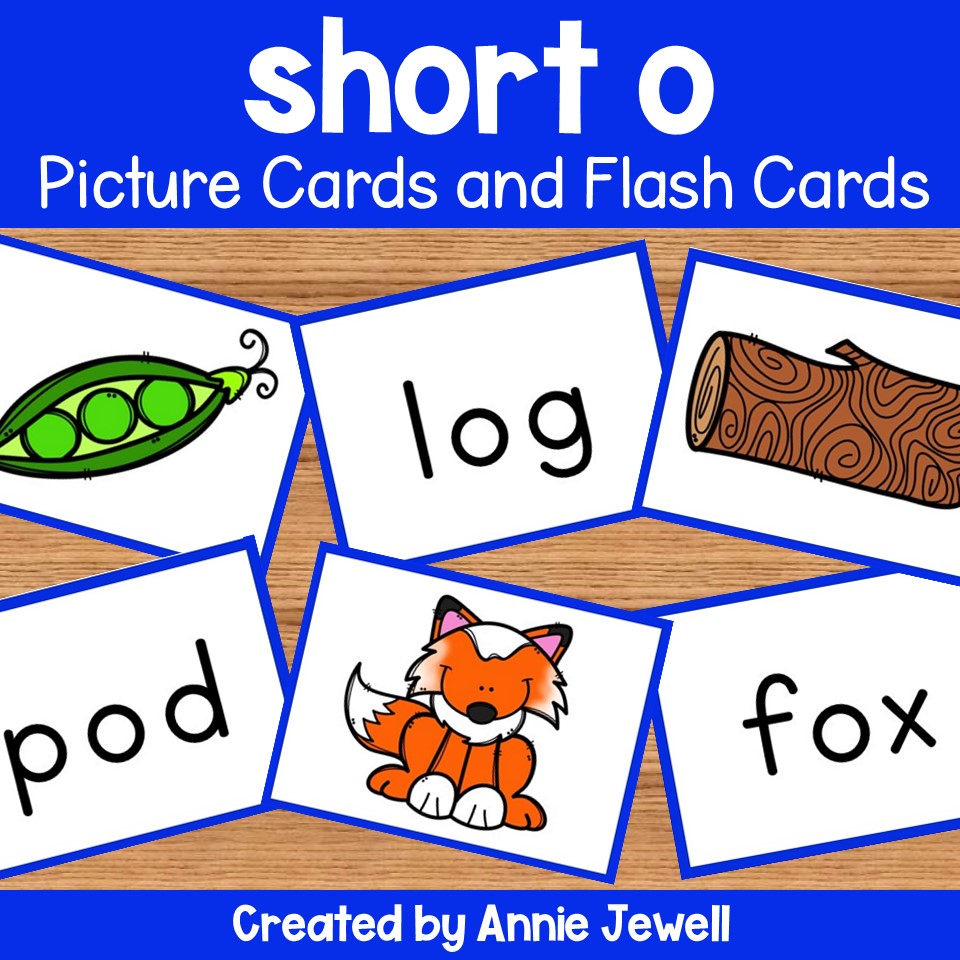 Short vowels picture cards and flash cards bundle made by teachers