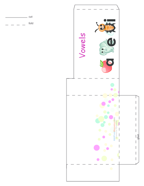 Vowels flashcard set cover