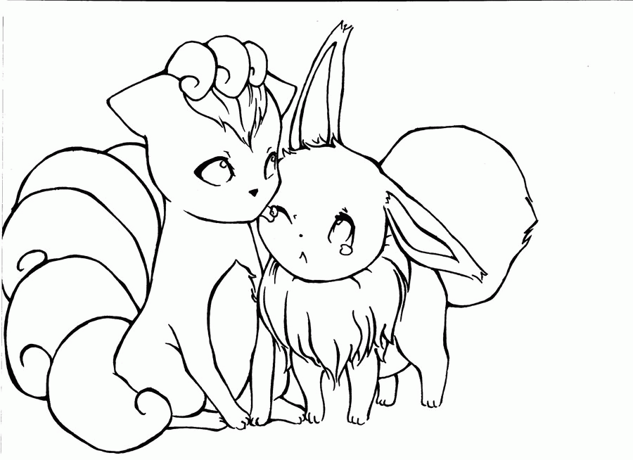 Alola vulpix coloring pages