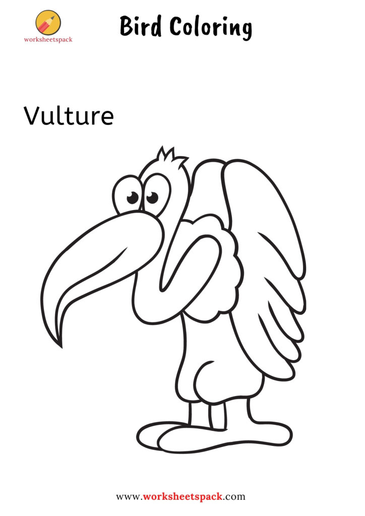 Bird coloring pages