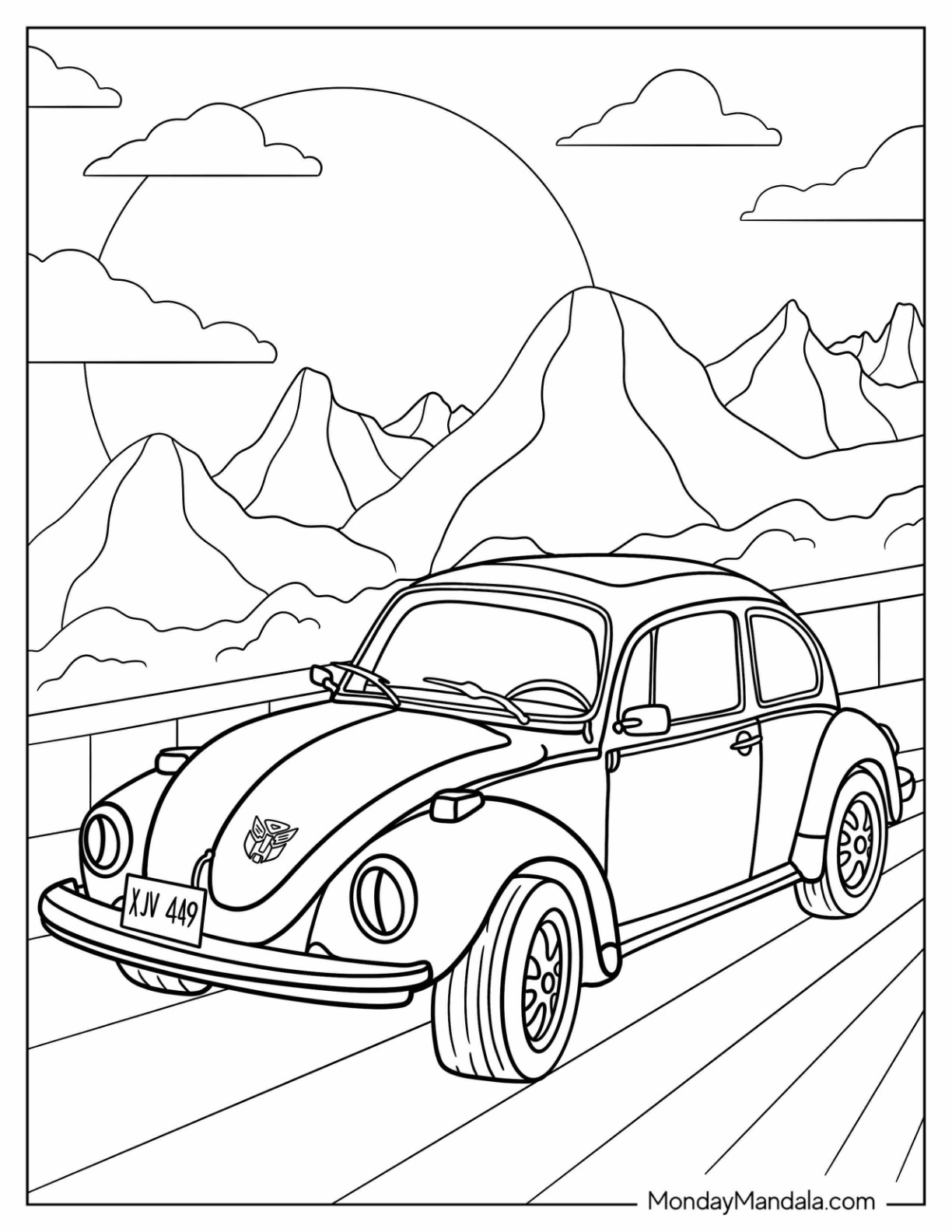 Bumblebee coloring pages free pdf printables