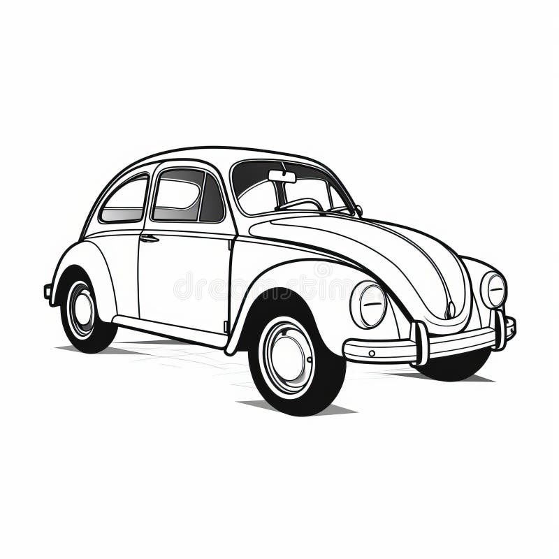 Volkswagen drawing stock illustrations â volkswagen drawing stock illustrations vectors clipart