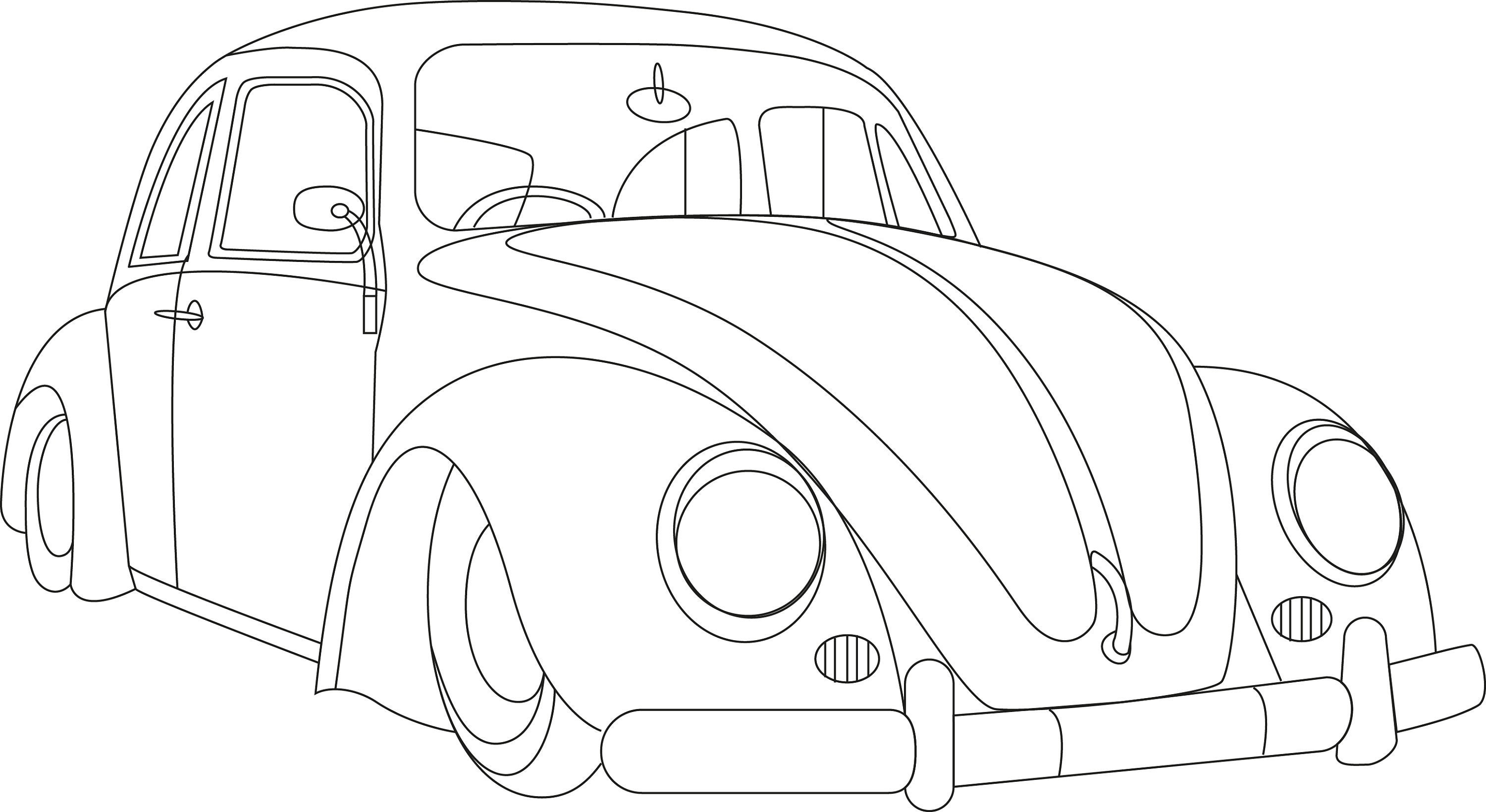 Vw beetle sketch