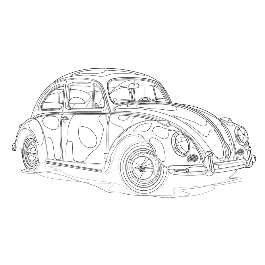 Adult car coloring page coloring pages mimi panda