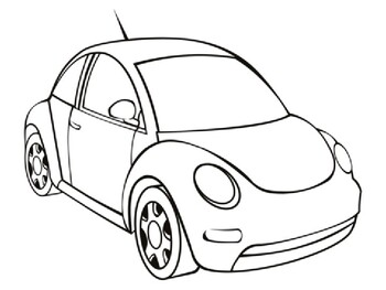 Vw beetle coloring picture by stevens social studies tpt