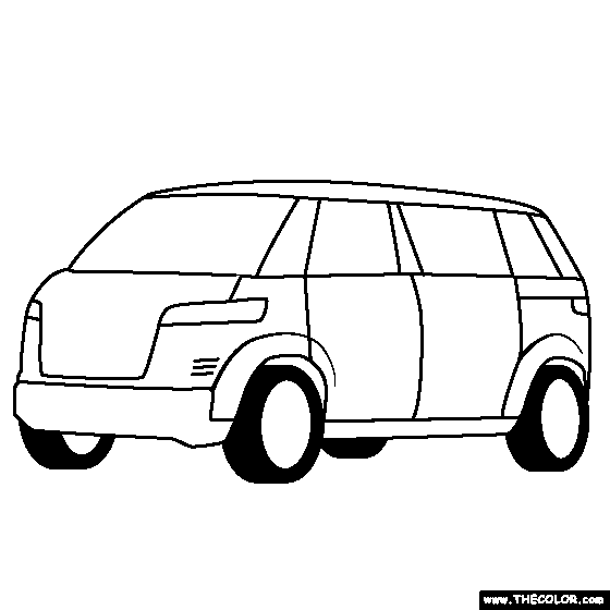 Volkswagen icrobus coloring page