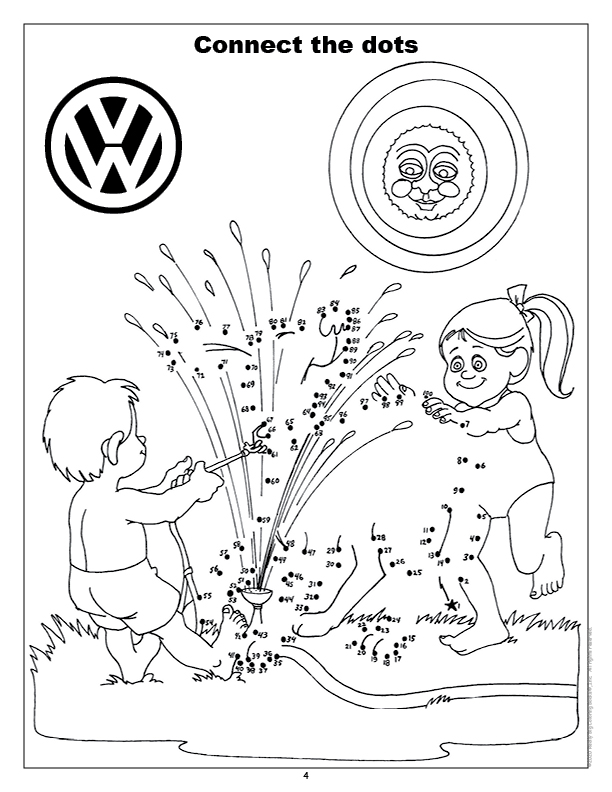 Volkswagen imprint coloring book