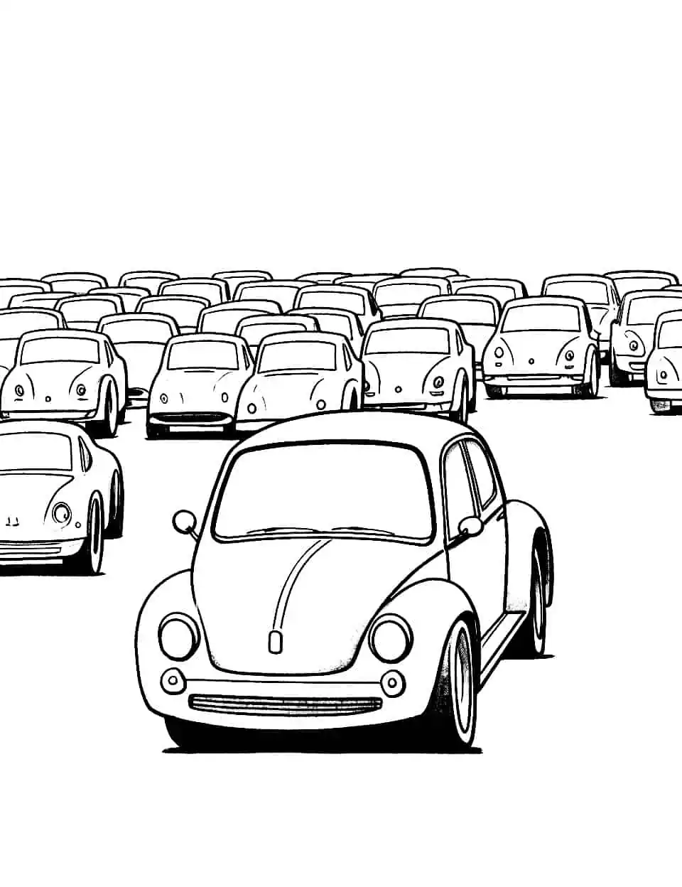 Car coloring pages free printable sheets