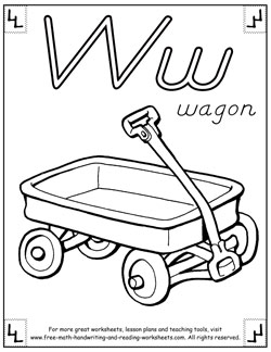 Alphabet coloring pages