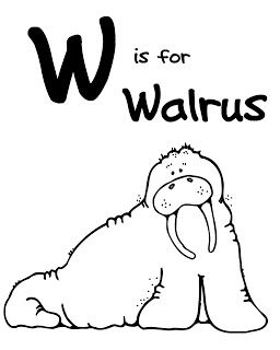 Letter w wals zoo animal coloring pages zoo coloring pages animal coloring pages