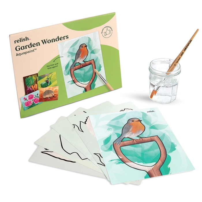 Paint with water reusable activity sheets aquapaints by relish life a great gift and group activity for those with alzheimers dementia or stroke