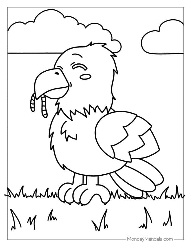 Bald eagle coloring pages free pdf printables