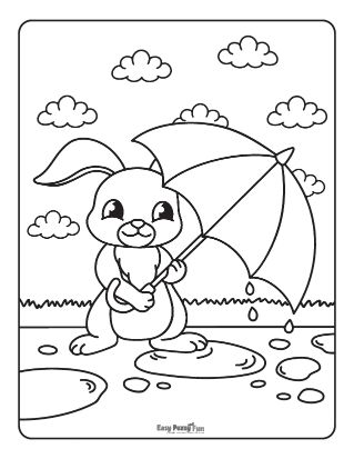 Spring coloring pages â printable coloring pages