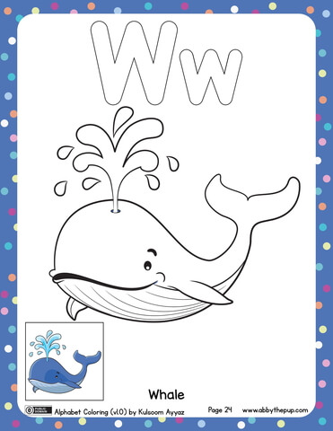 Letter w coloring pages free coloring pages