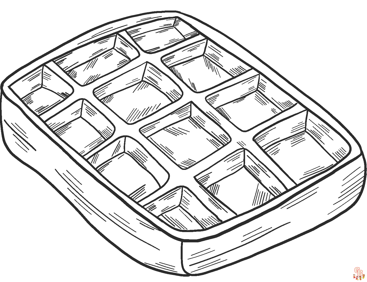 Printable waffle coloring pages free for kids and adults