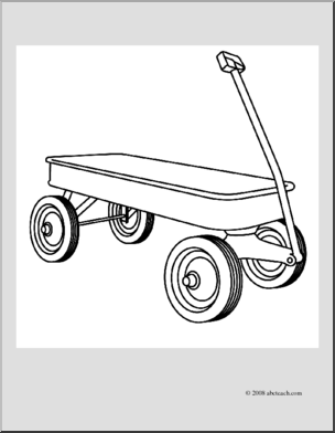 Clip art wagon color i