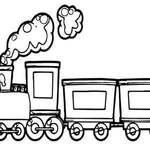 Train coloring pages printable for free download