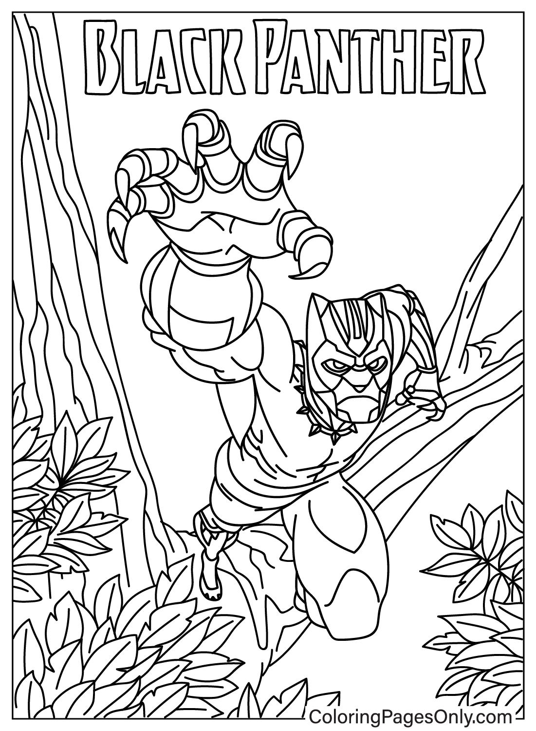 Coloring pages only on x unleash the power of wakanda with our unique black panther coloring pages httpstcoveiwwznpfj blackpanther superhero coloringpagesonly coloringpages coloringbook art fanart sketch drawing draw coloring usa