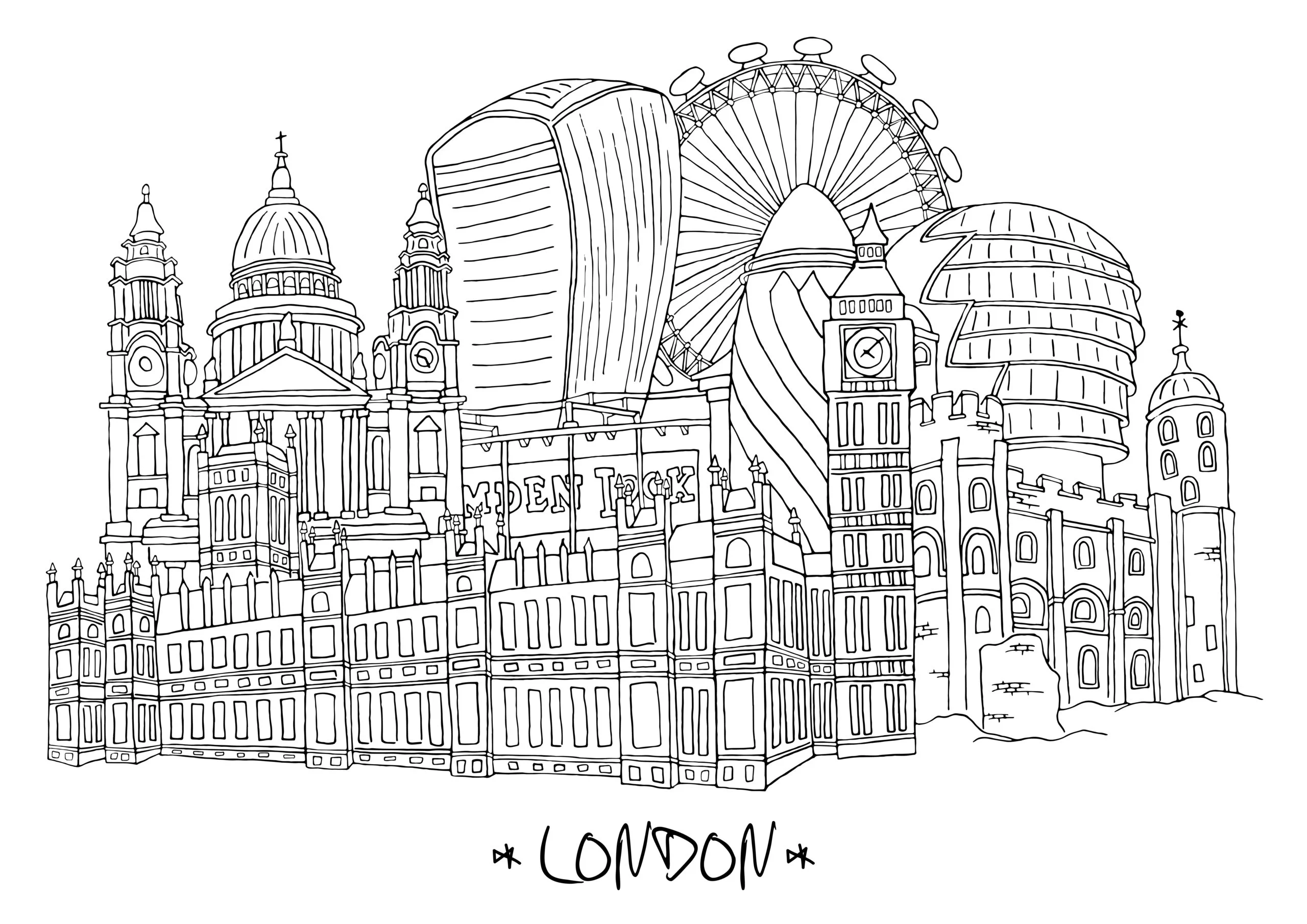 A london giant louring sheet