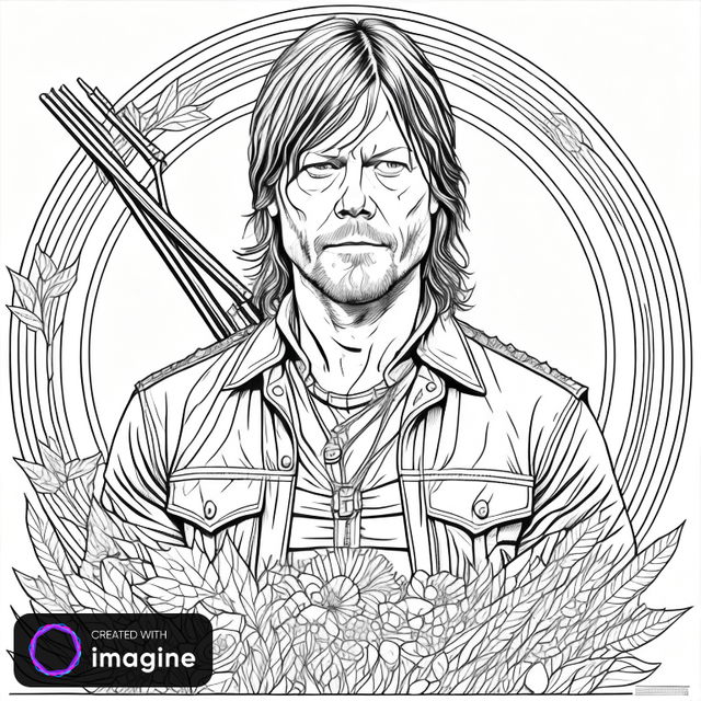 I was bored so i mess with an ai genarator to make walking dead coloring book and now they all look a little bit off rthewalkingdead