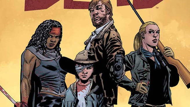 The walking dead coloring book sample pages released